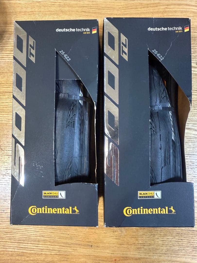 【新品】コンチネンタル Grand Prix 5000 TL 25C 2本セット