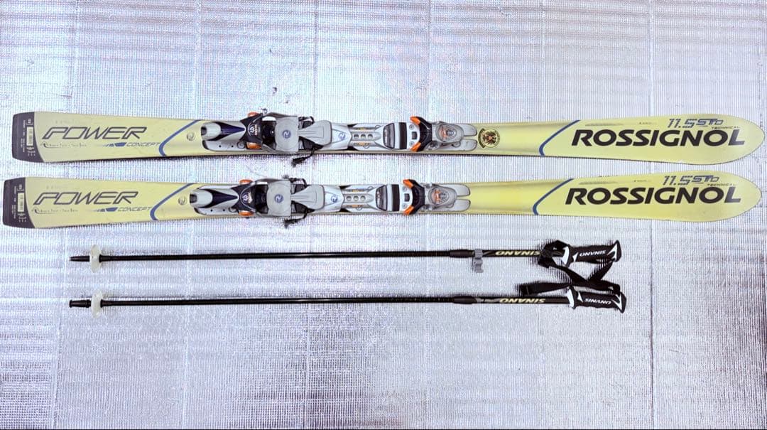 ROSSIGNOL スキー板＆ストックセットPOWER CONCEPT158cm