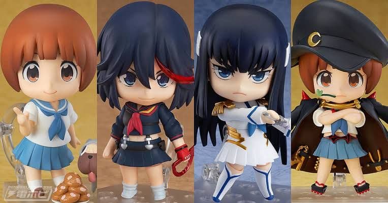 新品未開封 4体セット キルラキル ねんどろいど　纏流子　満艦飾マコ　鬼龍院皐月