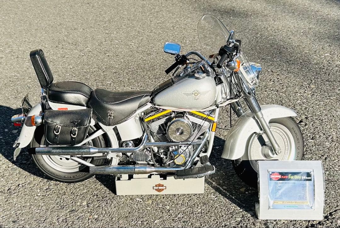ディアゴスティーニ ハーレーダビットソン FatBoy1/4スケール 完成品