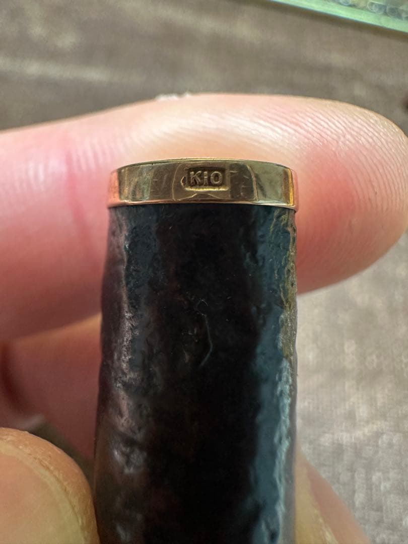 K10刻印　金　パイプ　煙管　喫煙具 アンティーク