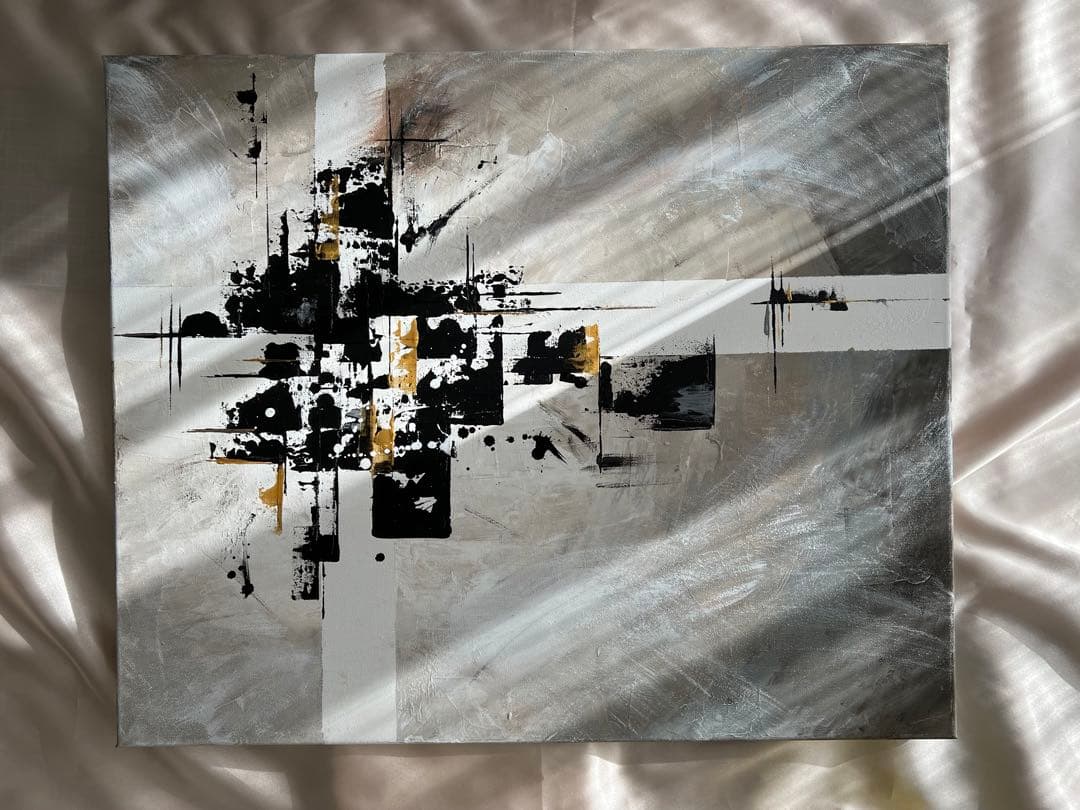 抽象画/大きい/インテリア/絵画/ニュアンス/テクスチャー/モダン/北欧