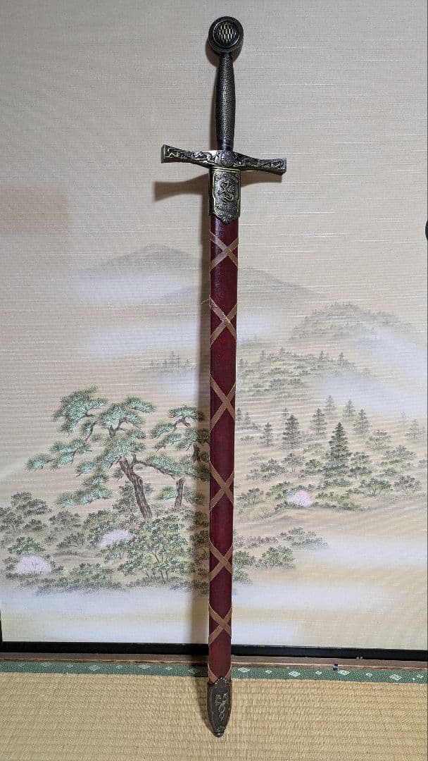 【値下げ】金属製 模造刀 西洋剣 デニックス エクスかリバー