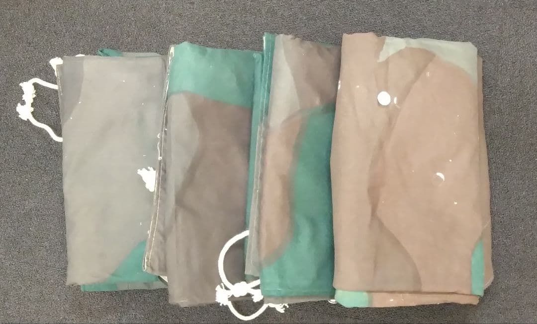 スウェーデン軍テント4枚 軍幕