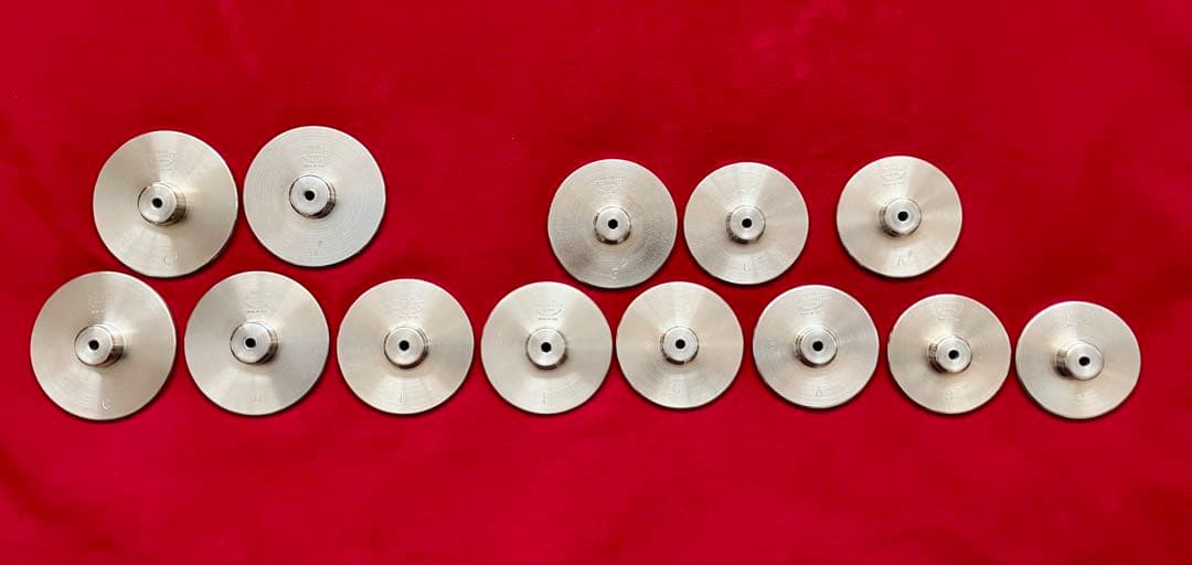 クロテイル ジルジャン ハイオクターブセット 13音 中古 バー無し