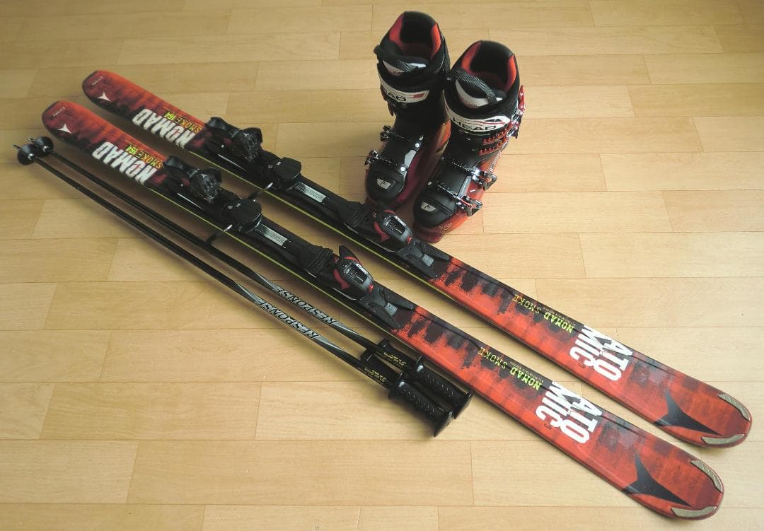 ■送料無料■アトミック■メンズスキーセット■板164靴27-27.5■メンテ付■