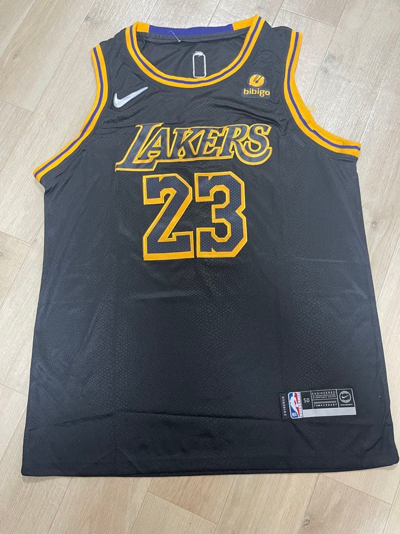 LAKERS JAMES 23 ブラック ユニフォーム、LAKERS,