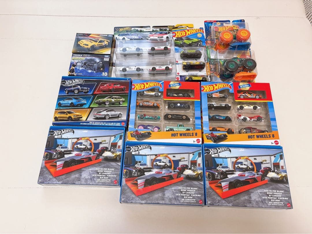 ホットウィール、トミカ等ミニカーセット