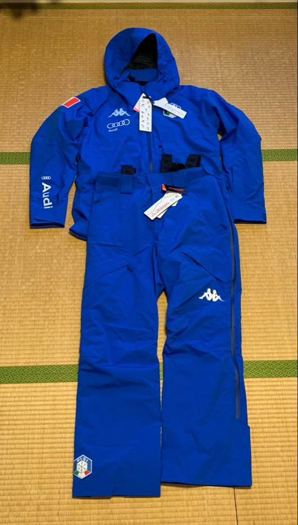 新品・未使用 Kappa イタリアナショナルチームモデル　スキーウェア上下 ＸＬ