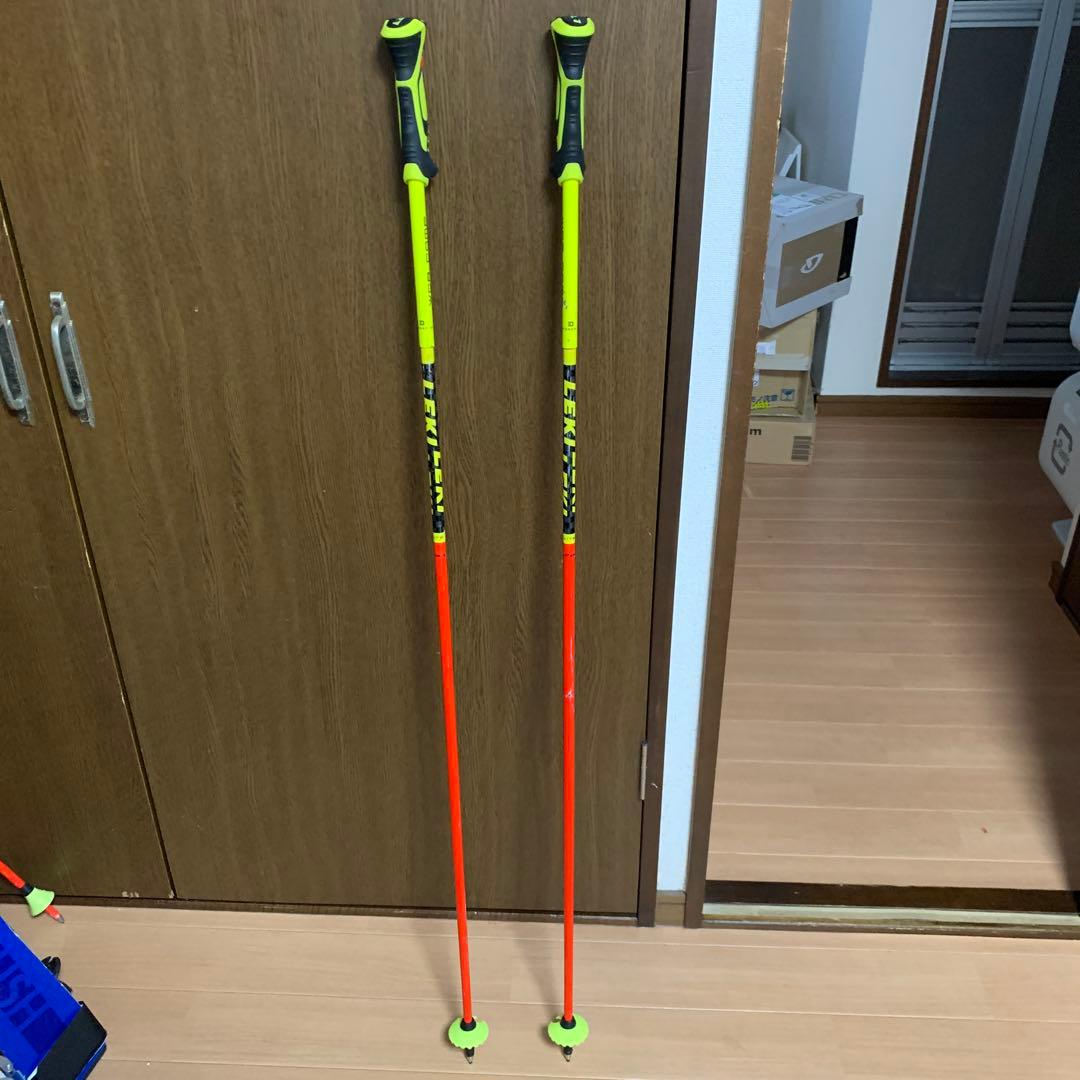 LEKI WC COMP スキー用ストック　117cm ＋sinano ストック