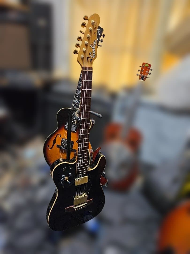 最終値下げ！Godin acousticaster レース他改良多数　動画あり！