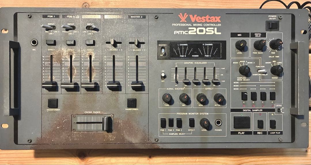 Vestax PMC20SL DJミキサー ヴィンテージ 名機 DJ KRUSH