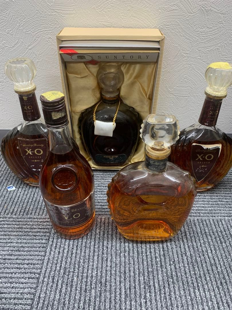 全て未開封サントリー ブランデーセット　x.oDELUXE V.O