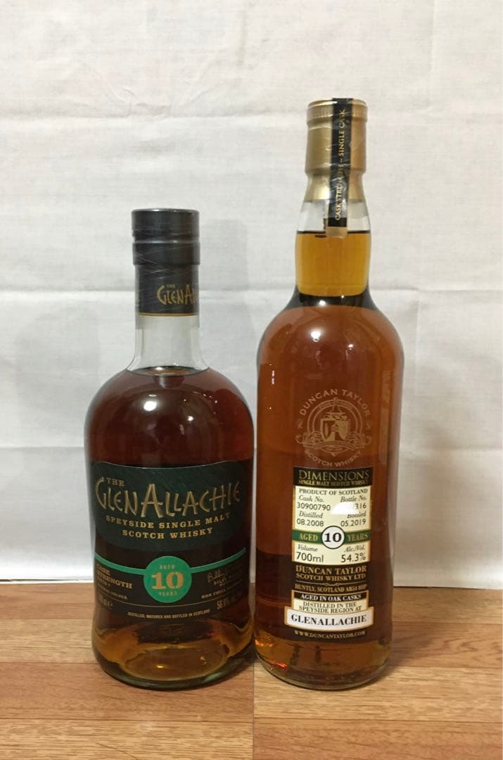 グレンアラヒー10年 バッチ7&ダンカンテイラー グレンアラヒー10年 2本