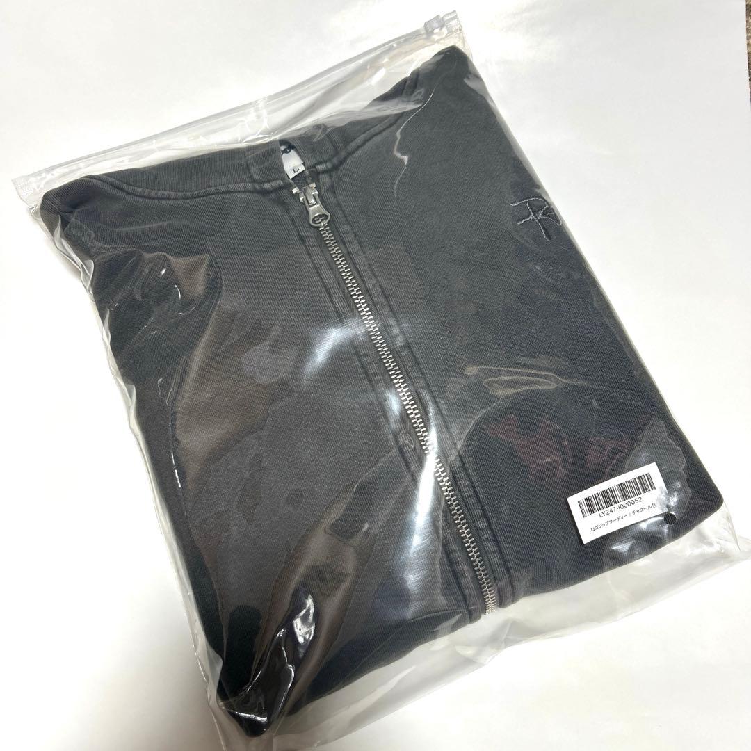【⚠️明日値上げ予定】らっだぁ ロゴジップフーディー 黒 L