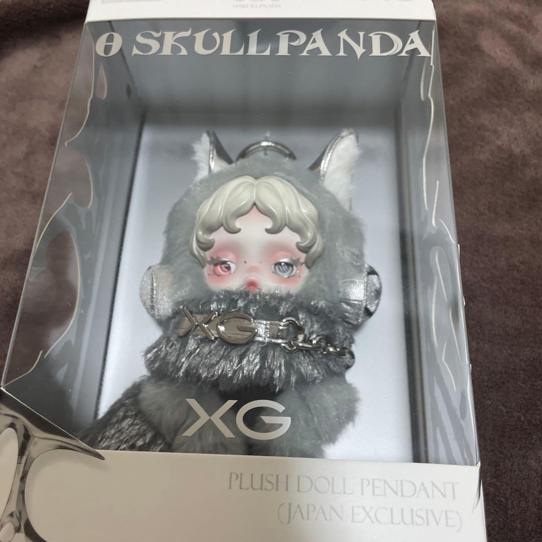 Q*け様 スカルパンダXG ぬいぐるみペンダント