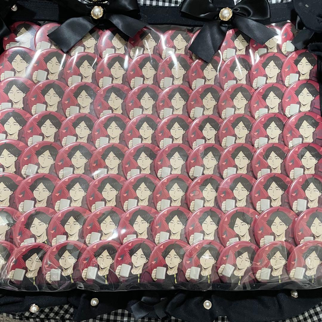 ✧︎ ハイキュー!! 角名倫太郎 痛バッグ 缶バッジ80個 セット ✧︎