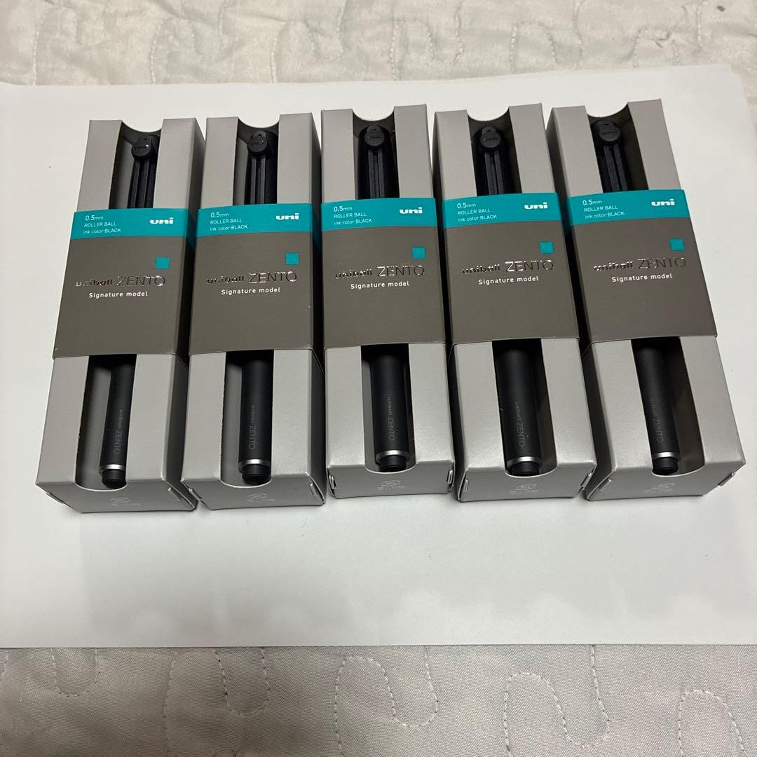 三菱 ユニボールゼント シグニチャー zento 0.5 ブラック 5本セット