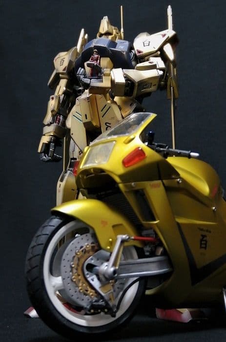 【ゴールドセット！】MG百式Ver2.0＆百式専用バイク