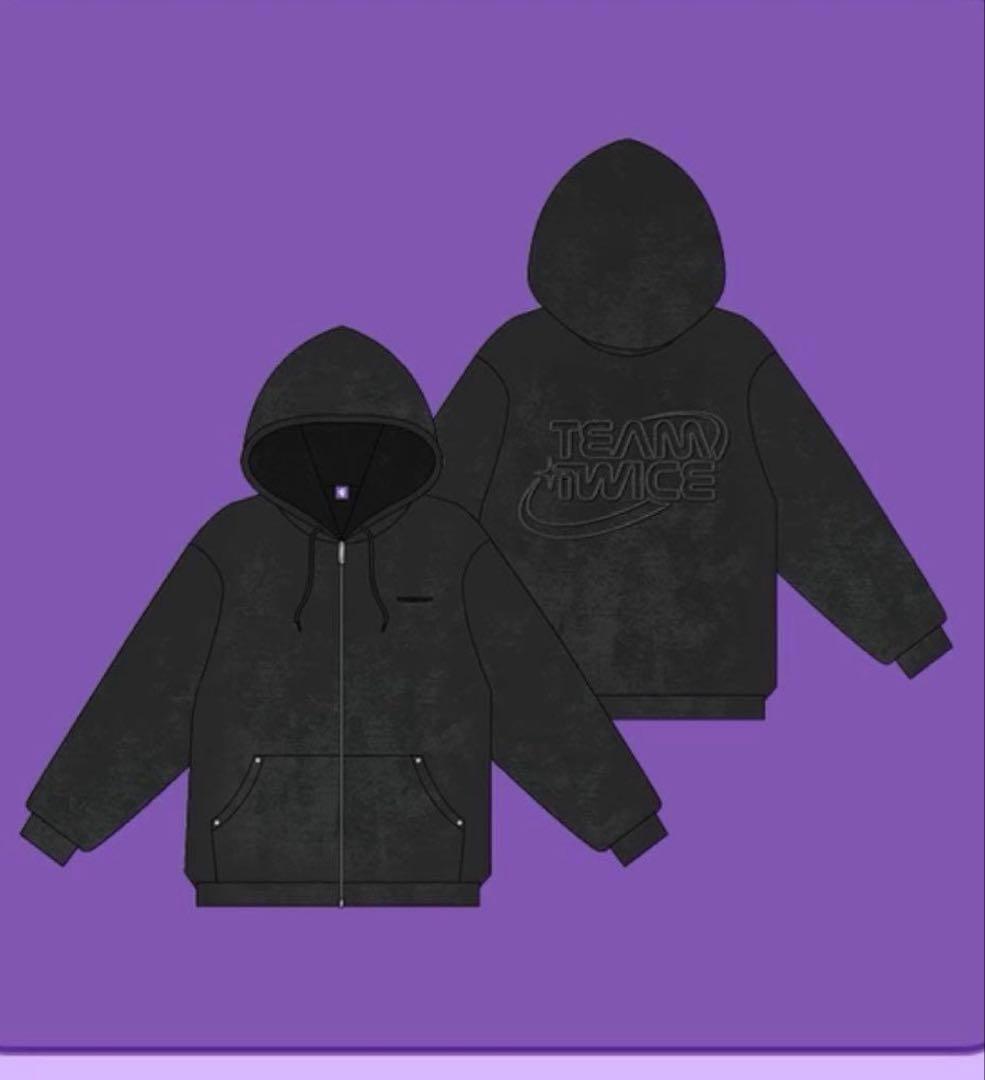 TWICE 10ve universe パーカー フードジップ　ポップアップ