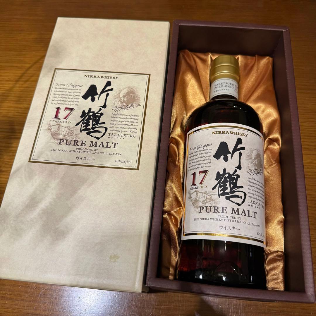 竹鶴17年 700ml 化粧箱付き