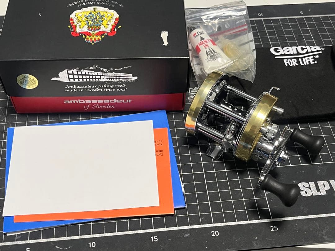 極上未使用　アブアンバサダー 5501cs rocketファクトリーチェーン