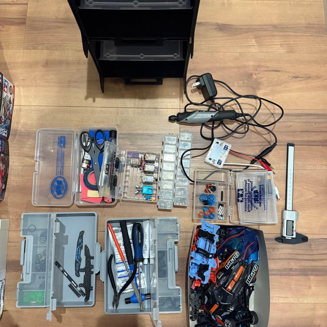 ミニ四駆引退　大量パーツ・工具セット