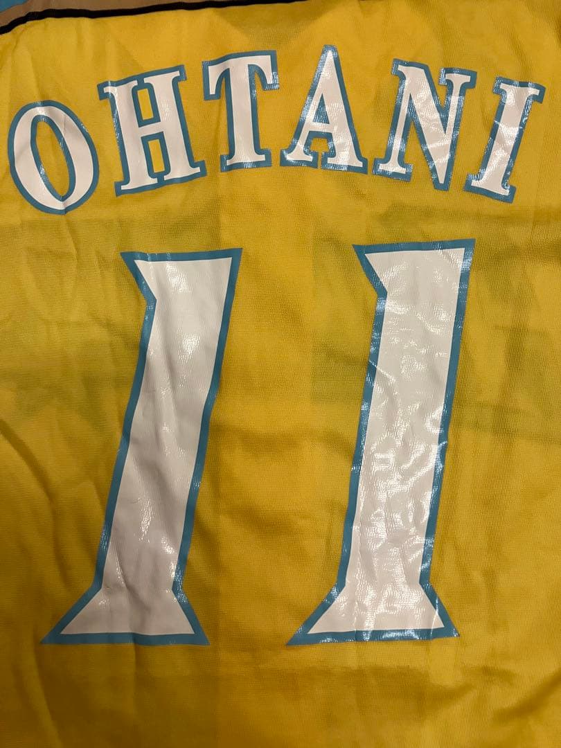 大谷翔平　ユニフォーム　北海道日本ハムファイターズ　レプリカ　イエロー　プリント