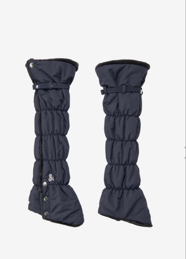 and per se 中綿レッグウォーマー　ネイビー