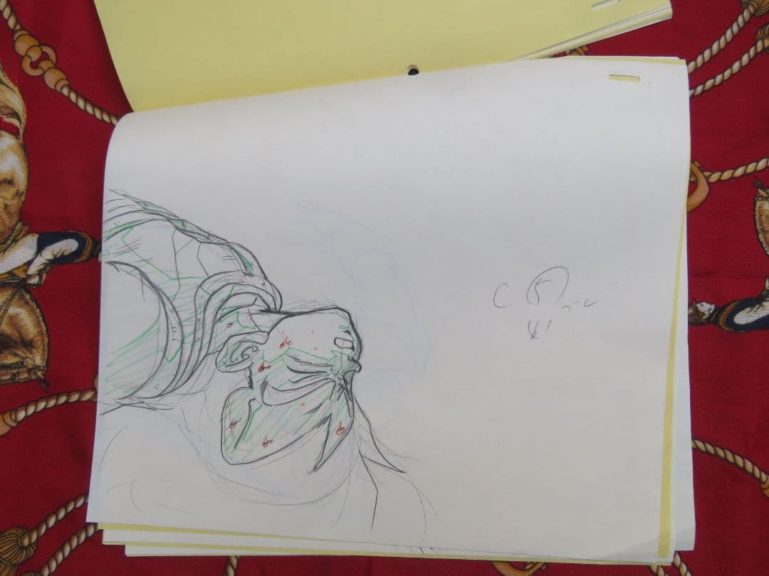 メ*ロ様 ドラゴンボール セル画 原画 フリーザ ベジータ 当時品