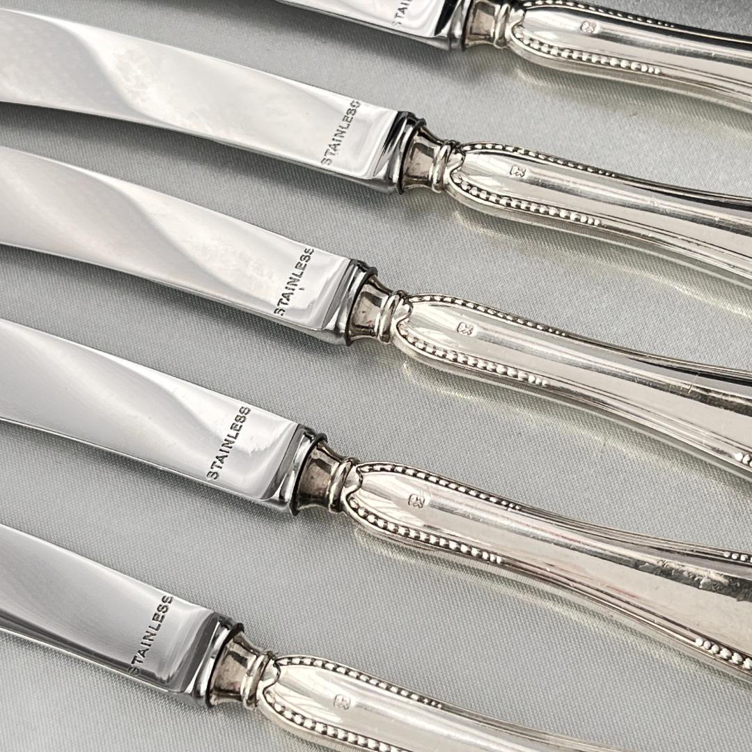 【Josiah Williams 】 【純銀ハンドル】 ティーナイフ 6本