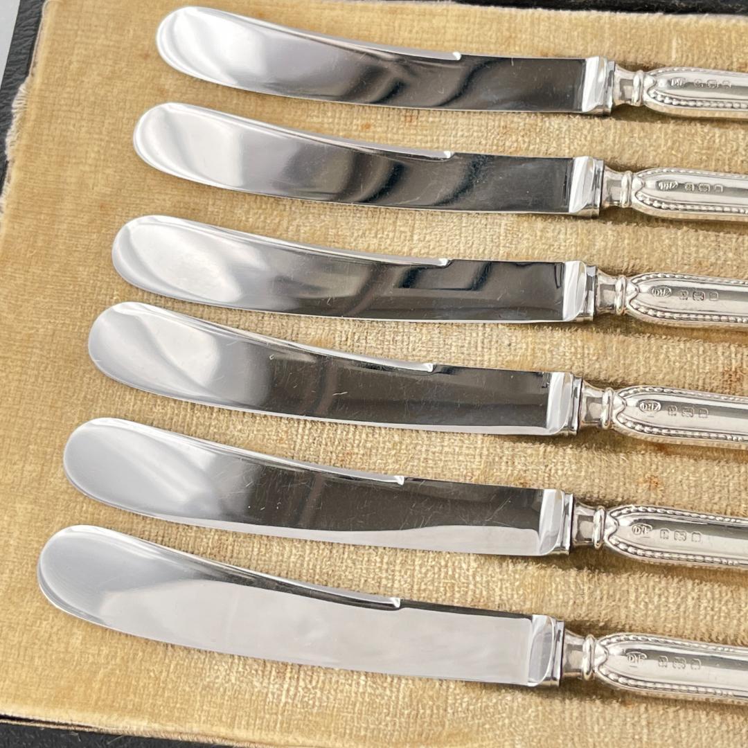 【Josiah Williams 】 【純銀ハンドル】 ティーナイフ 6本