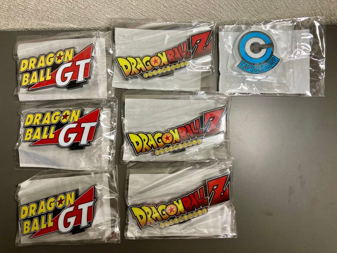 1/31まで アクリルロゴディスプレイ EX ドラゴンボール 7点セット