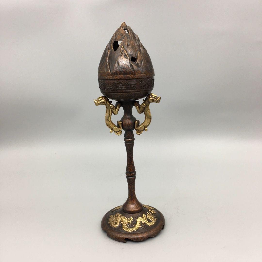 銅 細工 香炉 茶道香炉 装飾工 芸品 置物