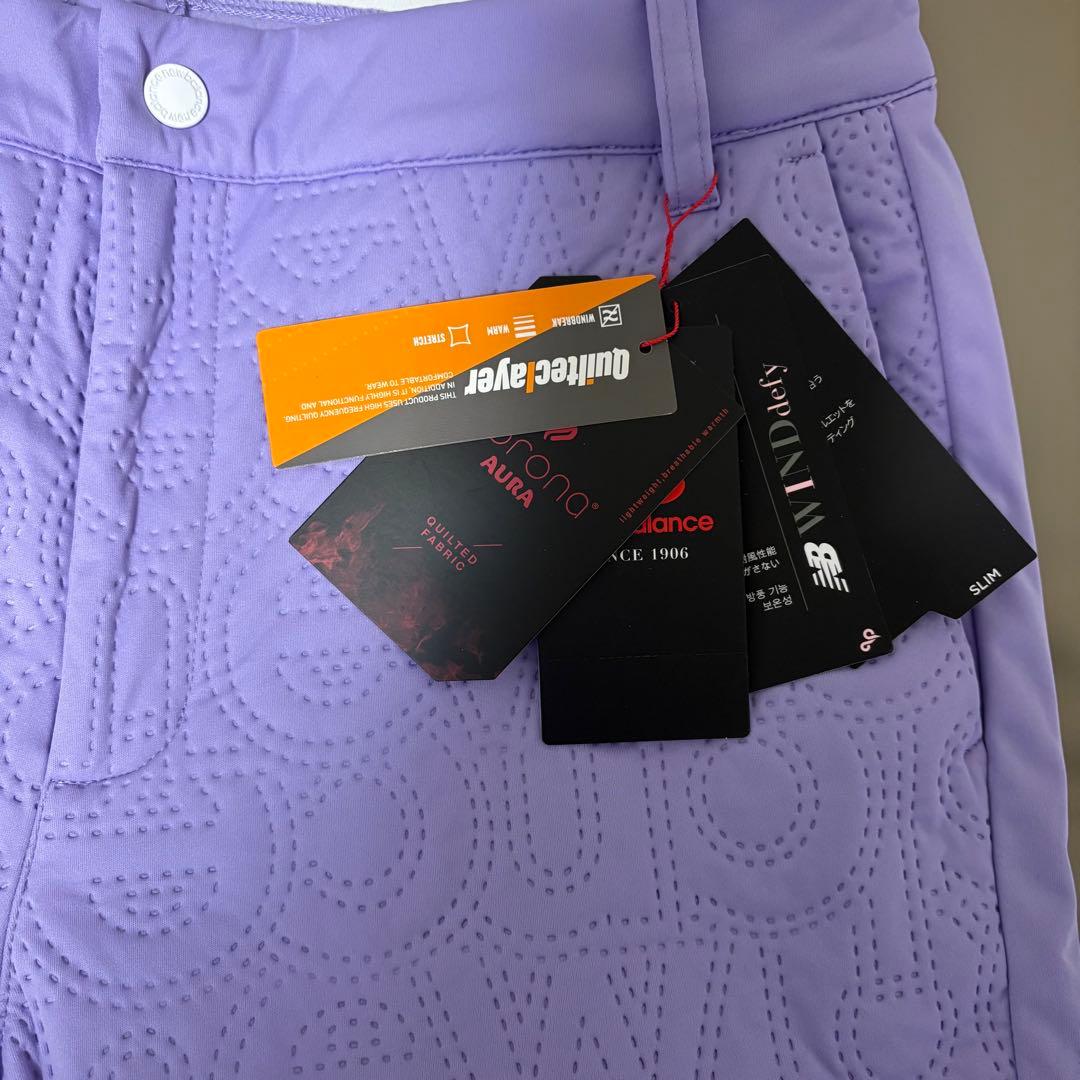 new balance 防風保温キルトゴルフパンツ タグ付新品 サイズ3