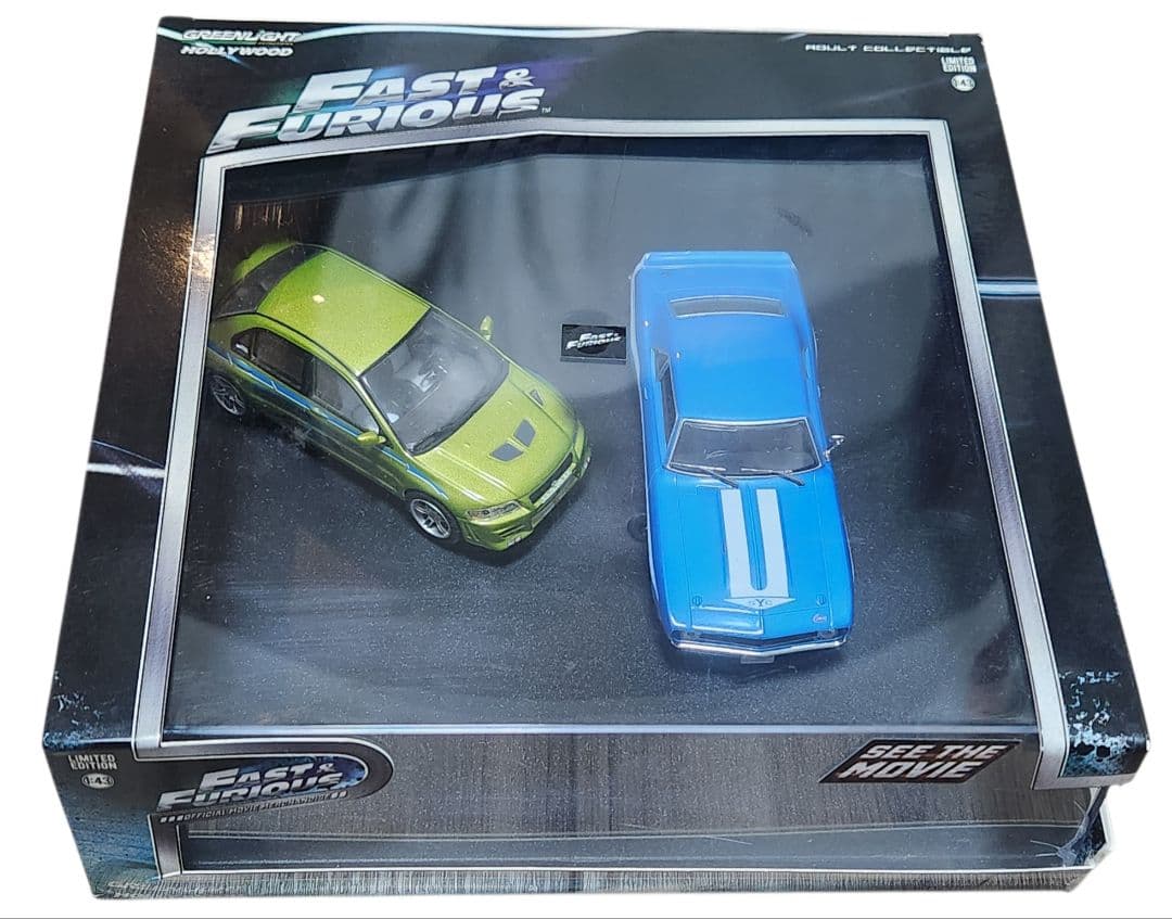 ミニカー GREENLIGHT Fast & Furious Camaro&Lancer