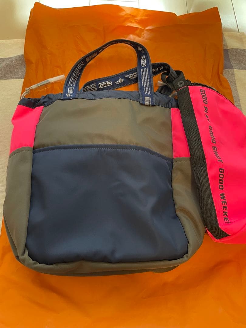 最終SALE【新品未使用/廃盤品】BEAMSGOLFトートバッグ保冷ポーチ付3点