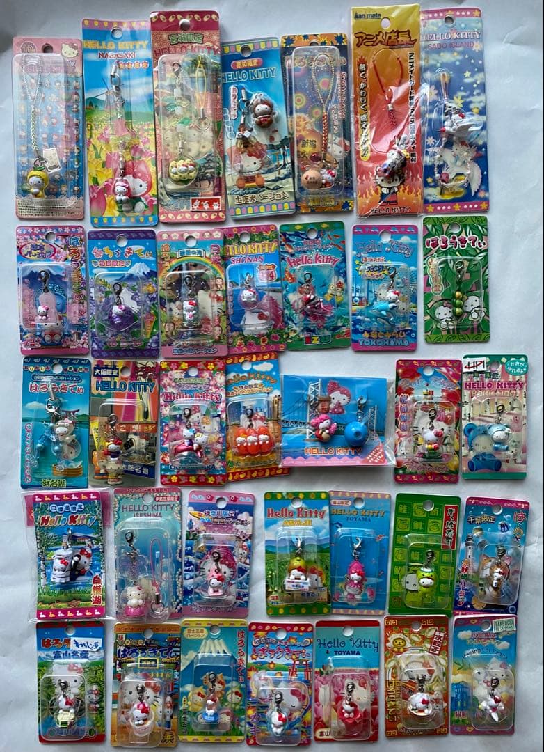 ご当地キティ　ファスナーマスコット　ストラップ