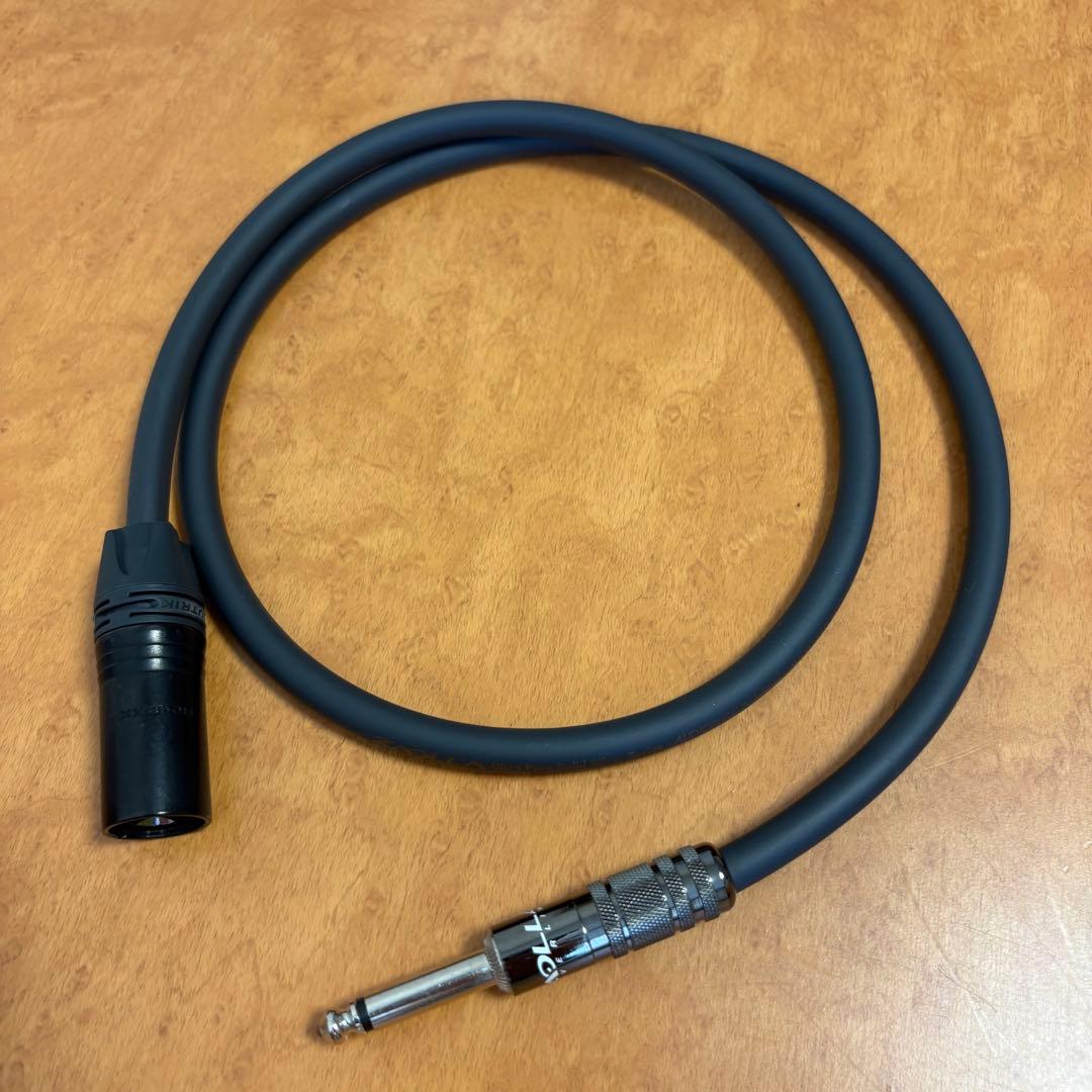 ZAOLLA ザオラ オーディオ用ケーブル 純銀 XLRオス－フォン 0.9m