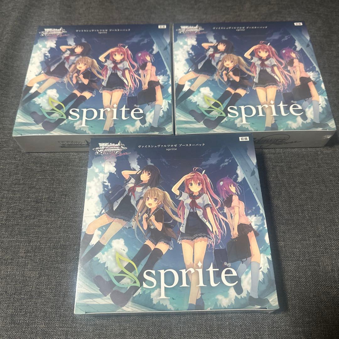 ヴァイスシュヴァルツロゼsprite 未開封3BOX