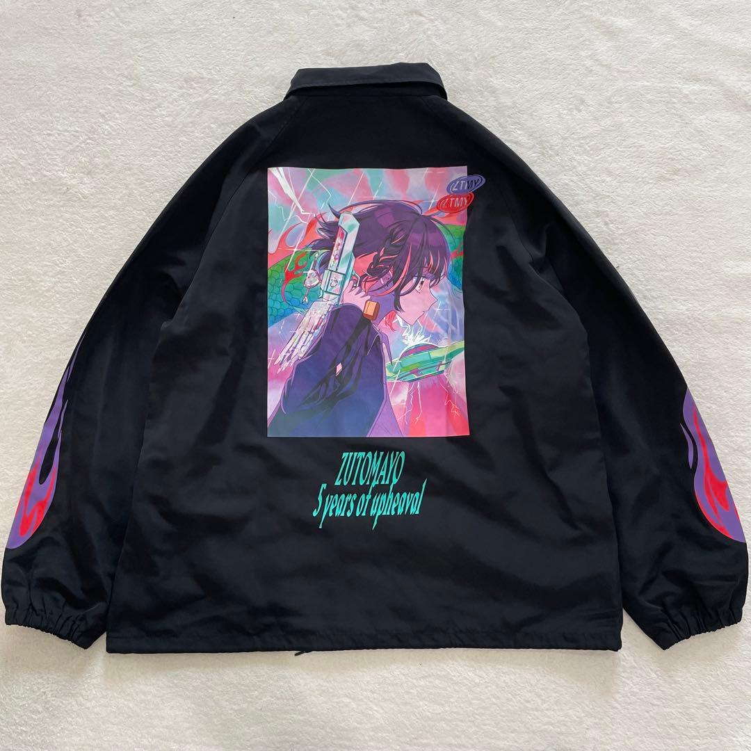 ずっと真夜中でいいのに。 コーチジャケット　ミラーチューン ブラック　Lサイズ