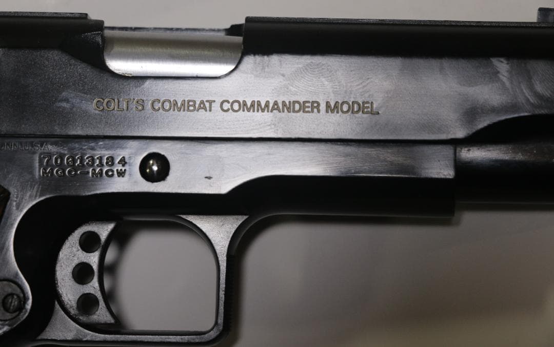 超希少ウェスタンアームズABS樹脂製モデルガン コルトトコマンダーカスタム合法品