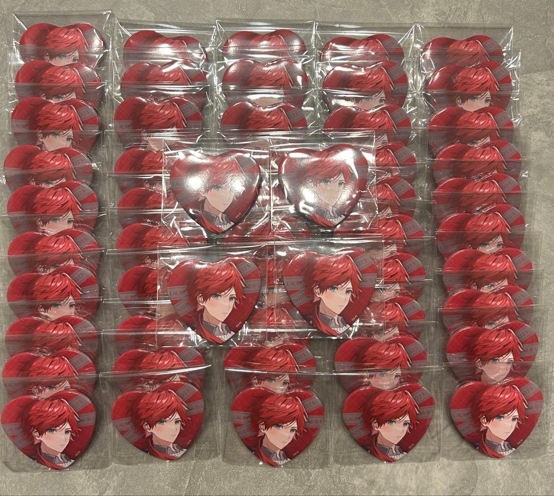 ローレン・イロアス　ホワイトデー　缶バッジ