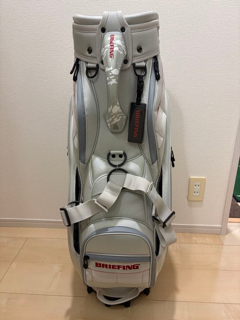 ブリーフィング BRIEFING キャディバッグ CR-3#04 白　ホワイト