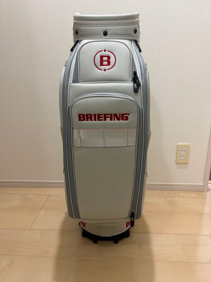 ブリーフィング BRIEFING キャディバッグ CR-3#04 白　ホワイト