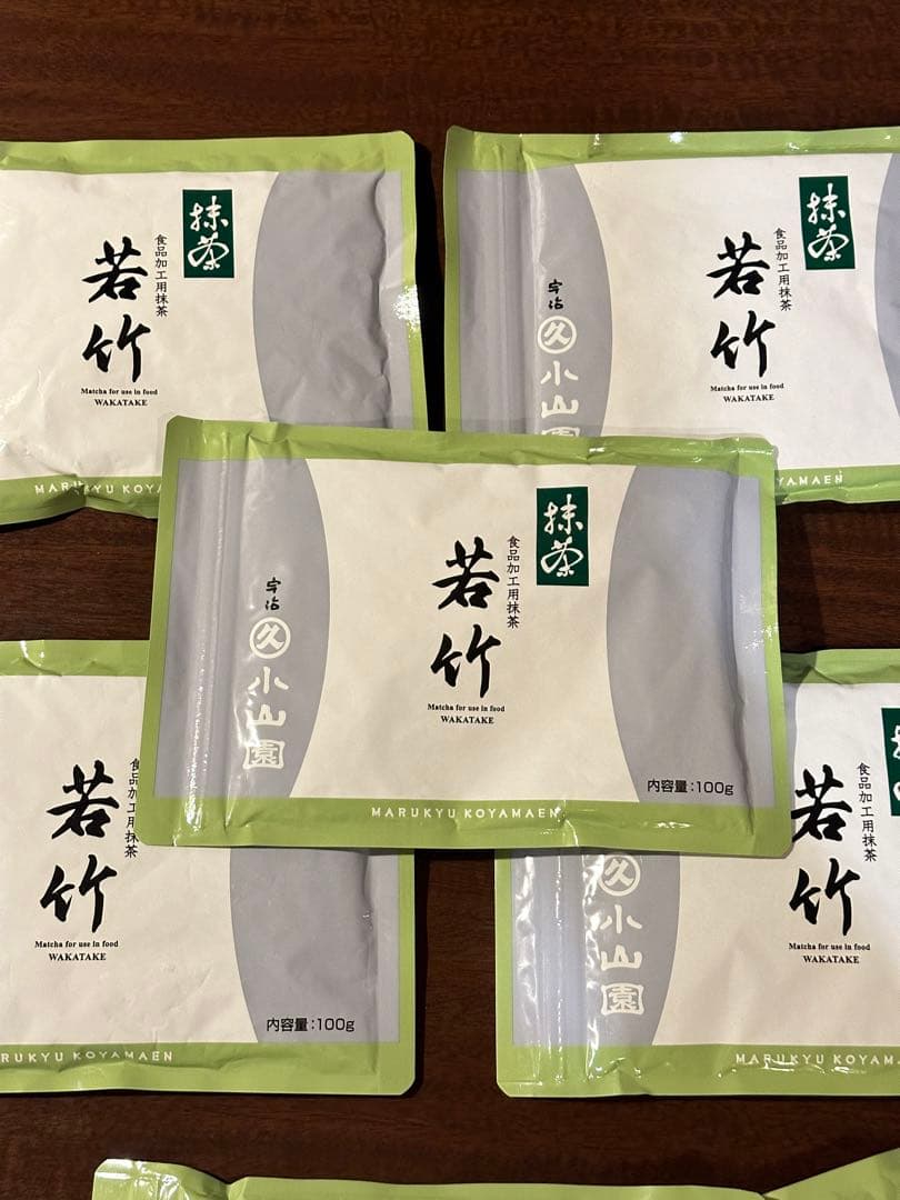 丸久小山園 若竹 100g×5袋 食品加工用抹茶 抹茶パウダー