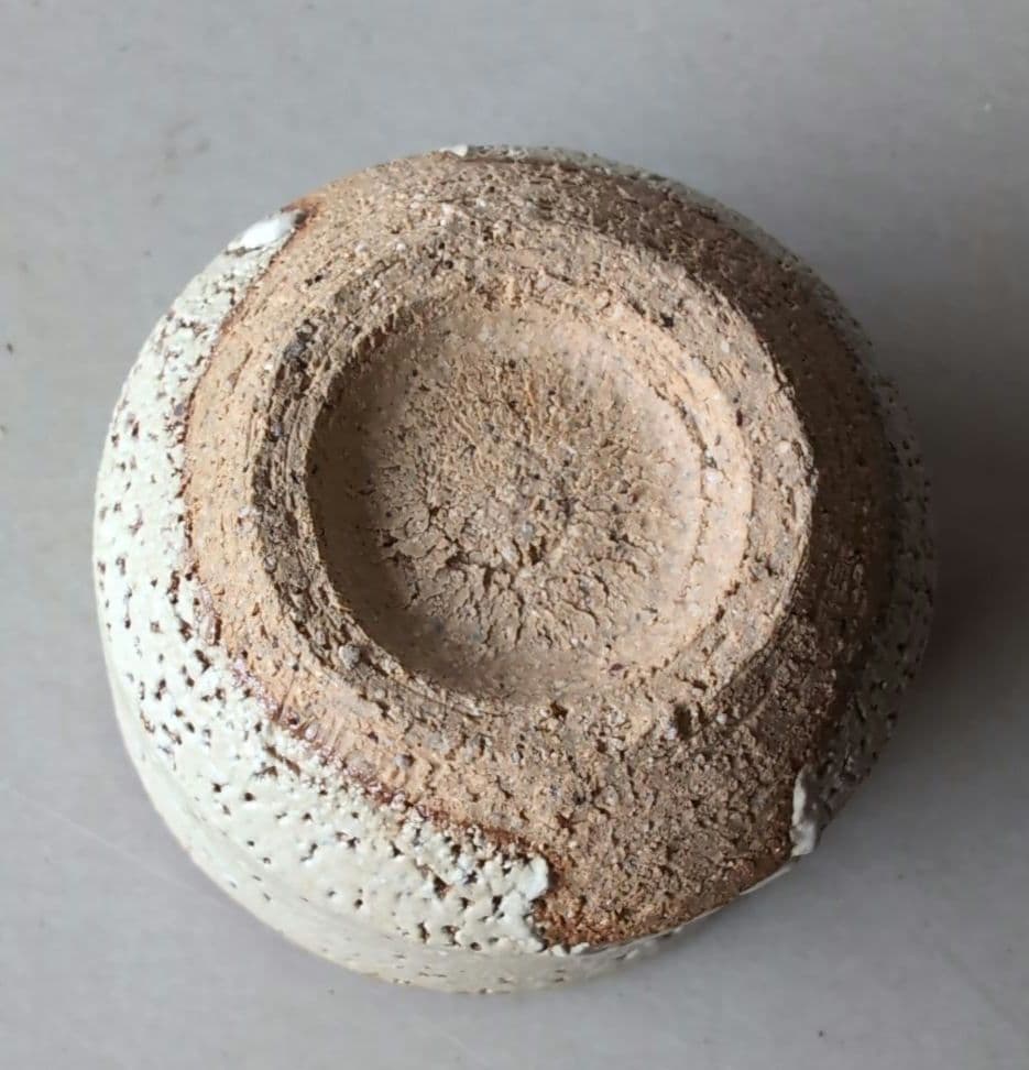 豊前上野焼　珍しい藁白釉　渡髙久　酒器セット　徳利1　お猪口2