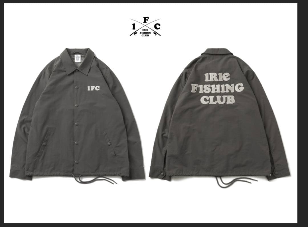 アイリーフィッシングクラブ　コーチジャケット　Ｌ　グレー