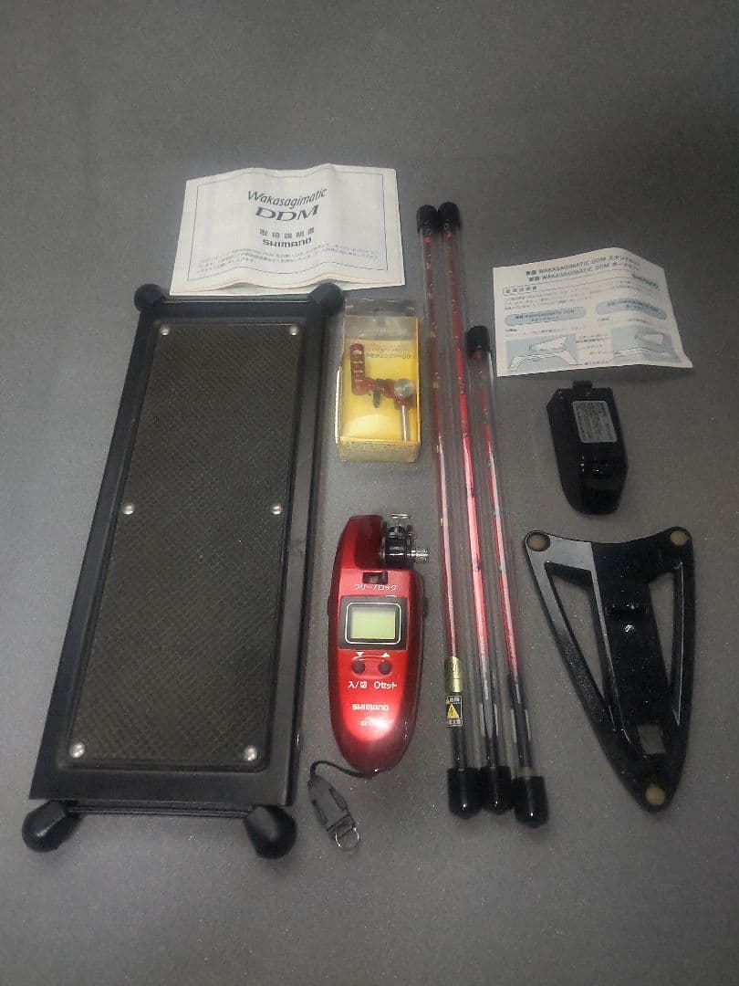 シマノ　wakasagimatic DDM(赤/黒ラメ) セット