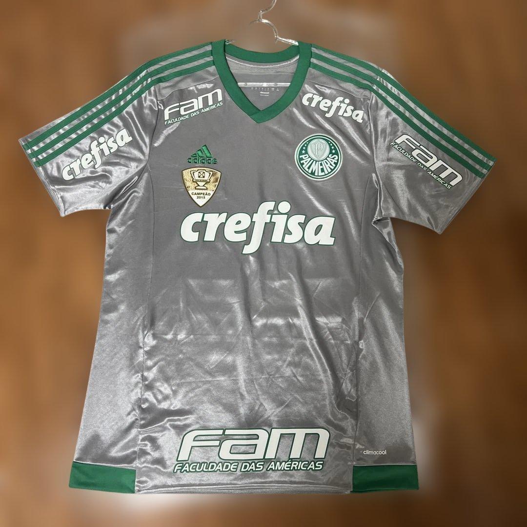 パルメイラス2015選手実使用キーパーサッカーユニフォームアディダスLサイズ